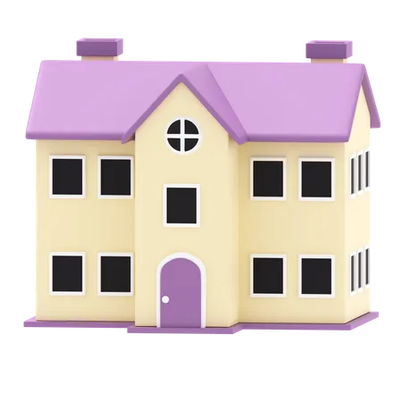 Maison  3D Icon