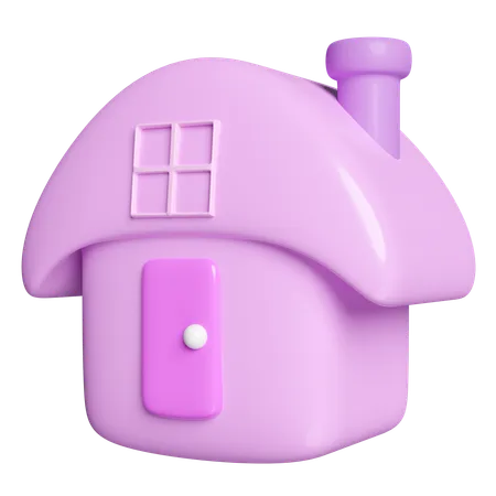 Maison  3D Icon