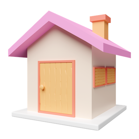 Maison  3D Icon