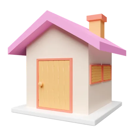 Maison  3D Icon