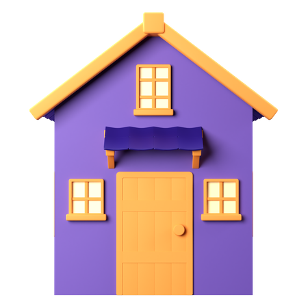 Maison  3D Icon