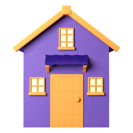 Maison  3D Icon