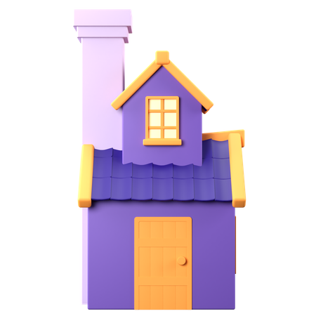 Maison  3D Icon