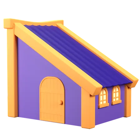 Maison  3D Icon