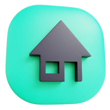 Maison  3D Icon