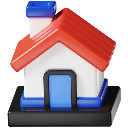 Maison  3D Icon