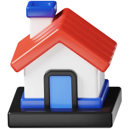 Maison  3D Icon