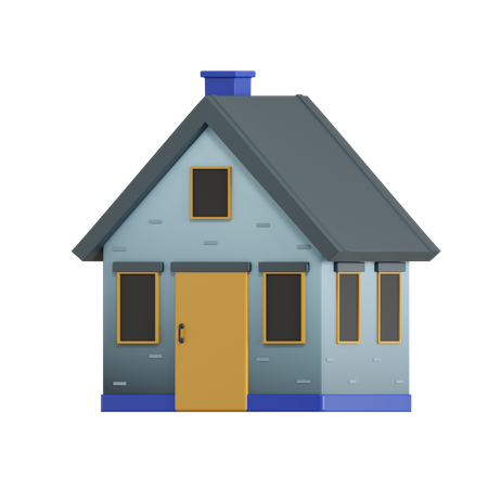 Maison  3D Icon