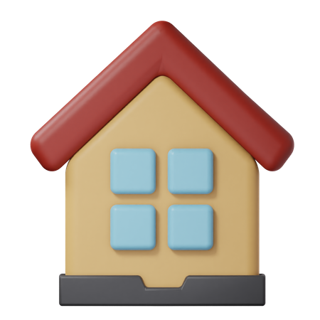 Maison  3D Icon