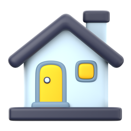 Maison  3D Icon