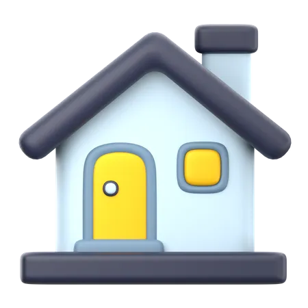 Maison  3D Icon