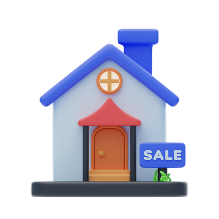 Maison à vendre  3D Icon