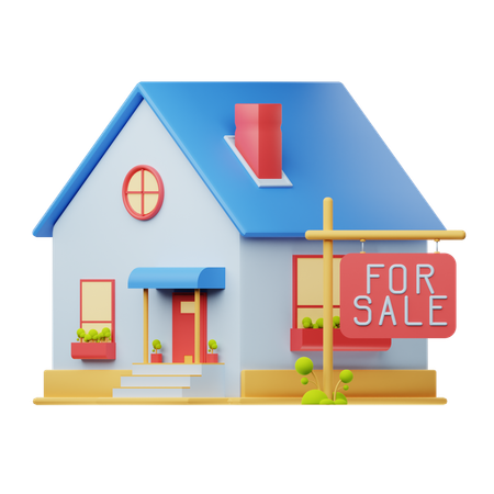 Maison à vendre  3D Icon