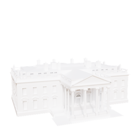 Maison Blanche  3D Icon