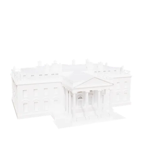 Maison Blanche  3D Icon