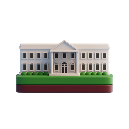 Maison Blanche  3D Icon