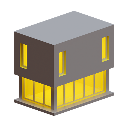 Maison de boîte  3D Icon