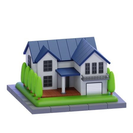 Maison de campagne  3D Icon