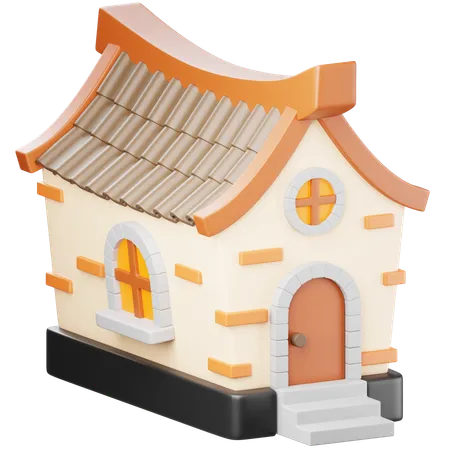 Maison de conte de fées  3D Icon