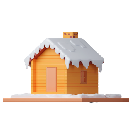 Maison de Noël  3D Icon