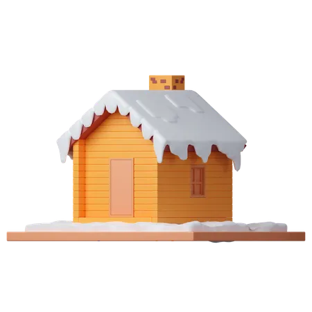 Maison de Noël  3D Icon