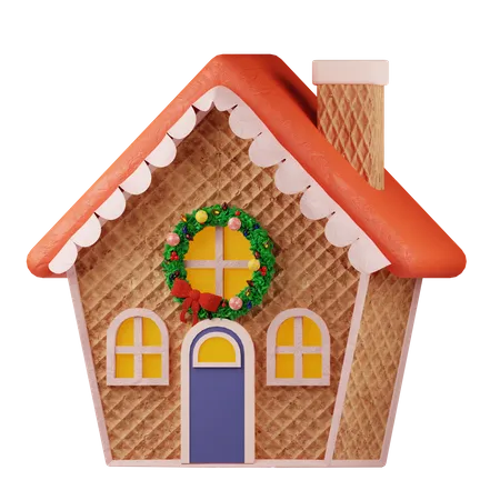 Maison de Noël  3D Icon