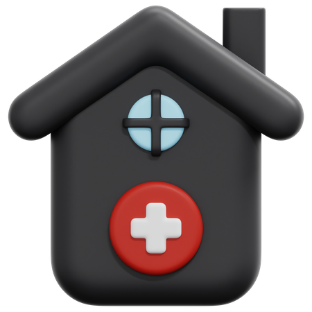 Maison de repos  3D Icon