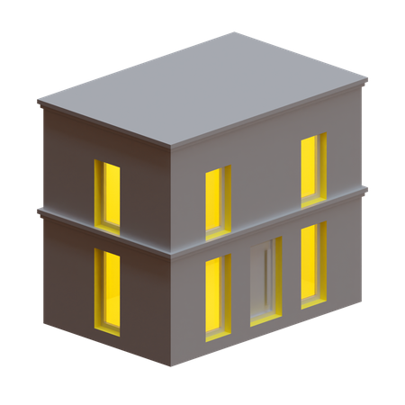 Maison de type loft  3D Icon