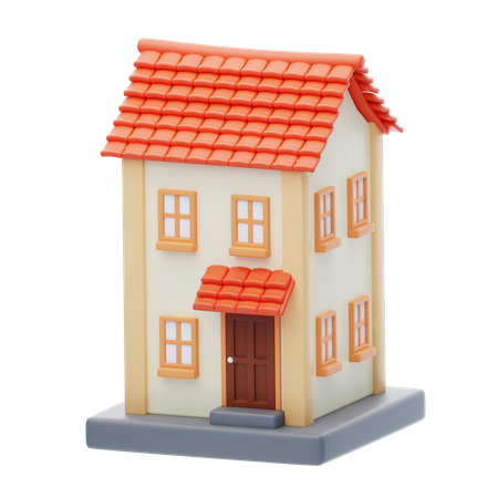 Maison d'habitation  3D Icon