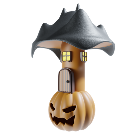 Maison d'Halloween  3D Icon