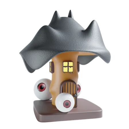 Maison d'Halloween  3D Icon