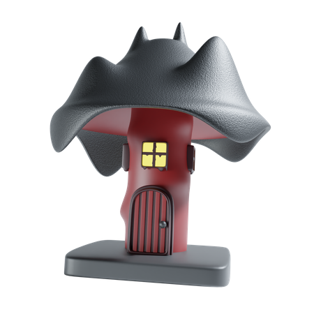 Maison d'Halloween  3D Icon