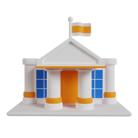 Maison du gouvernement  3D Icon
