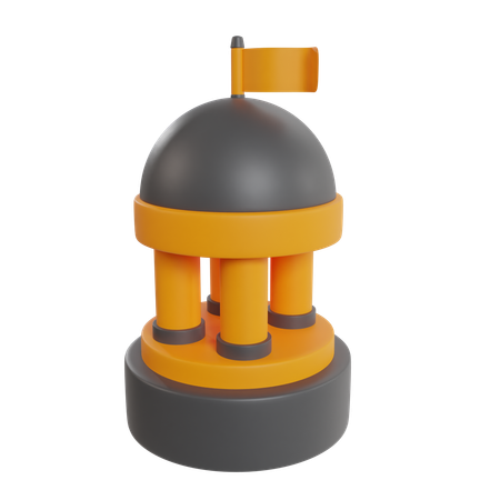 Maison du gouvernement  3D Icon