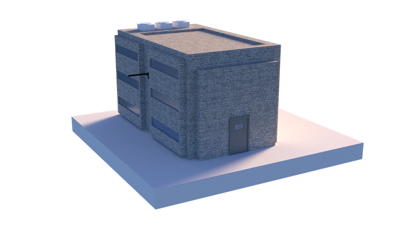 Maison électrique  3D Icon