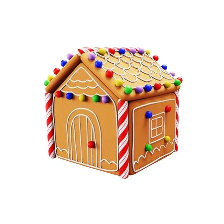 Maison de pain d'épice  3D Icon