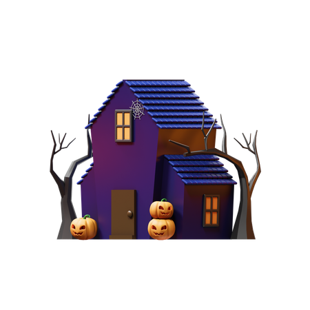 Maison hantée  3D Icon