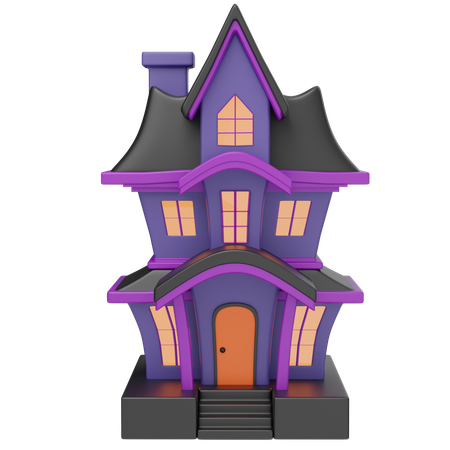 Maison hantée  3D Icon
