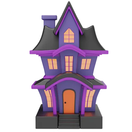 Maison hantée  3D Icon