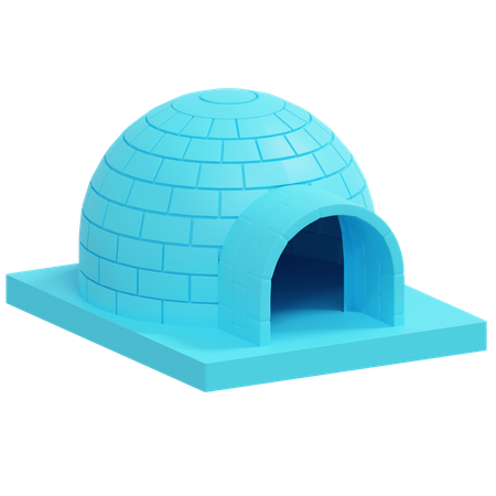 Maison iglou  3D Icon