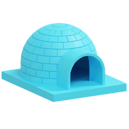 Maison iglou  3D Icon