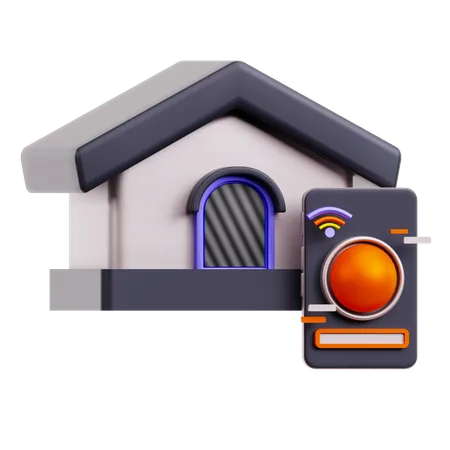 Maison intelligente  3D Icon