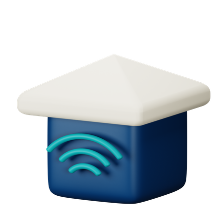 Maison intelligente  3D Icon