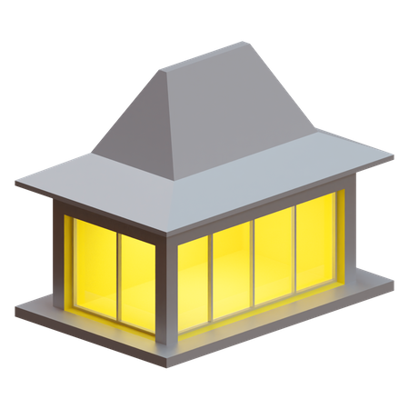 Maison Joglo  3D Icon
