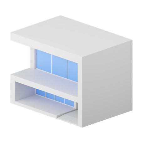 Maison moderne  3D Icon