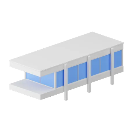 Maison moderne  3D Icon