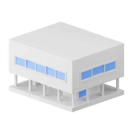 Maison moderne  3D Icon