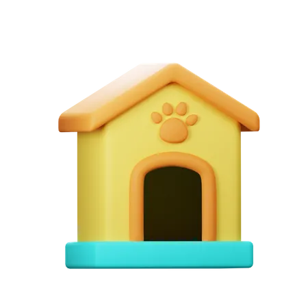 Maison pour animaux de compagnie  3D Icon