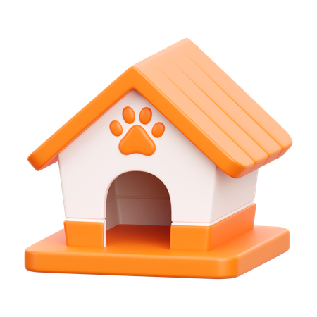 Maison pour animaux de compagnie  3D Icon