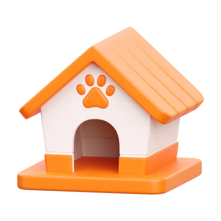 Maison pour animaux de compagnie  3D Icon